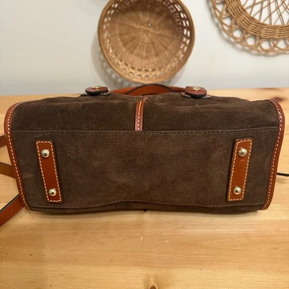 Dooney&Bourke Suede Small Satchel - Picture 5 of 8